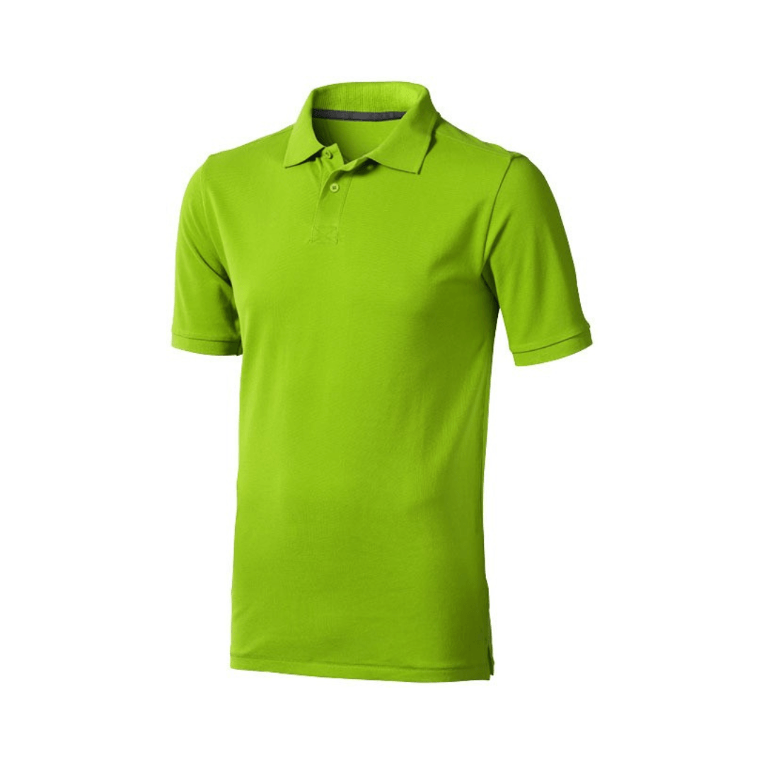 Polo Radiance vert pour homme personnalisable avec logo.