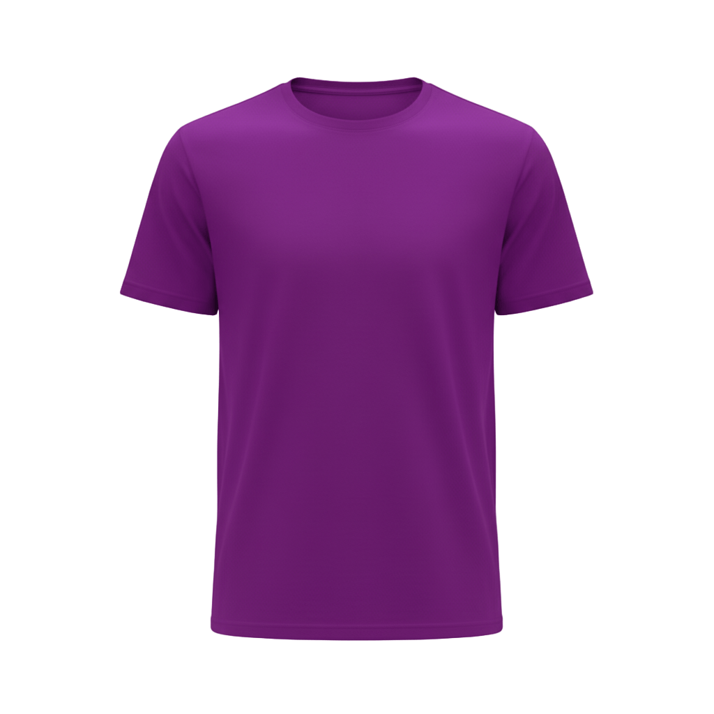 T-shirt Radiance violet pour homme personnalisable avec logo.