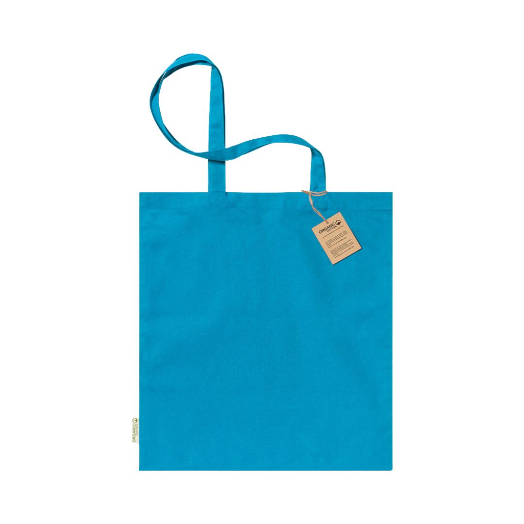 Tote bag Klimbou bleu ciel personnalisable avec logo.