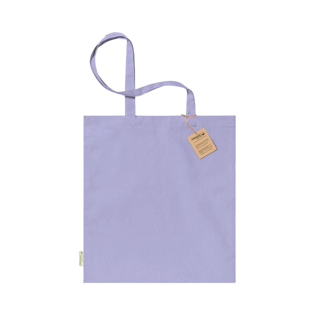 Tote bag Klimbou violet personnalisable avec logo.