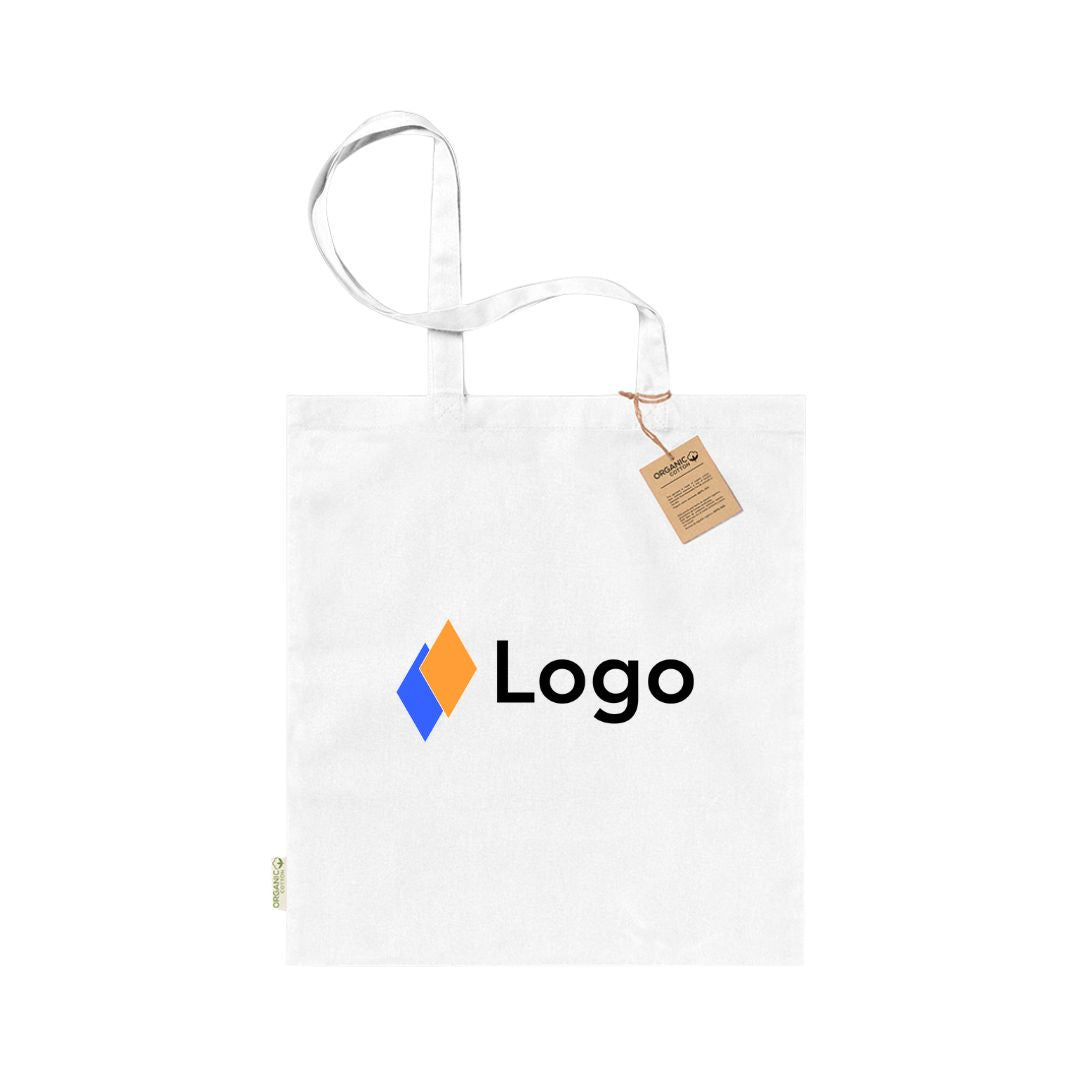 Tote bag Klimbou bleu personnalisable avec logo.