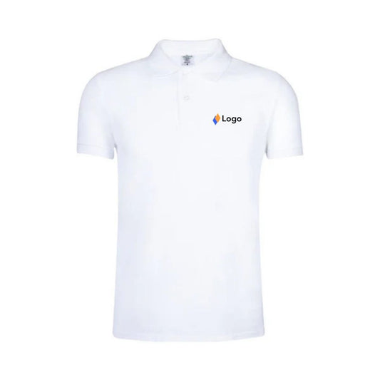 Polo Homme Keya MPS180 blanc personnalisable avec logo.