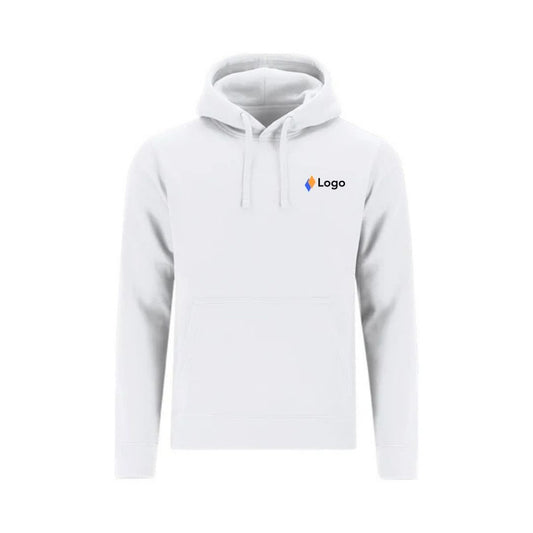 Sweat-shirt Draco blanc personnalisable avec logo.