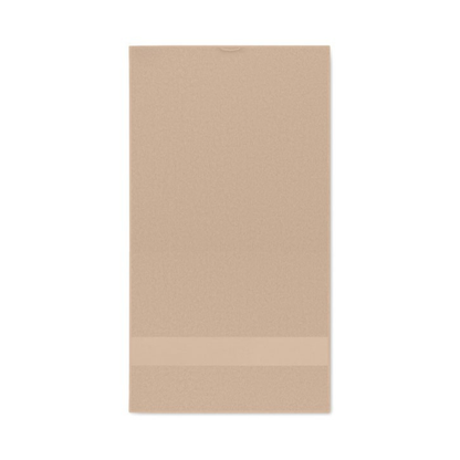 Serviette de bain 30x50 beige personnalisable avec logo.